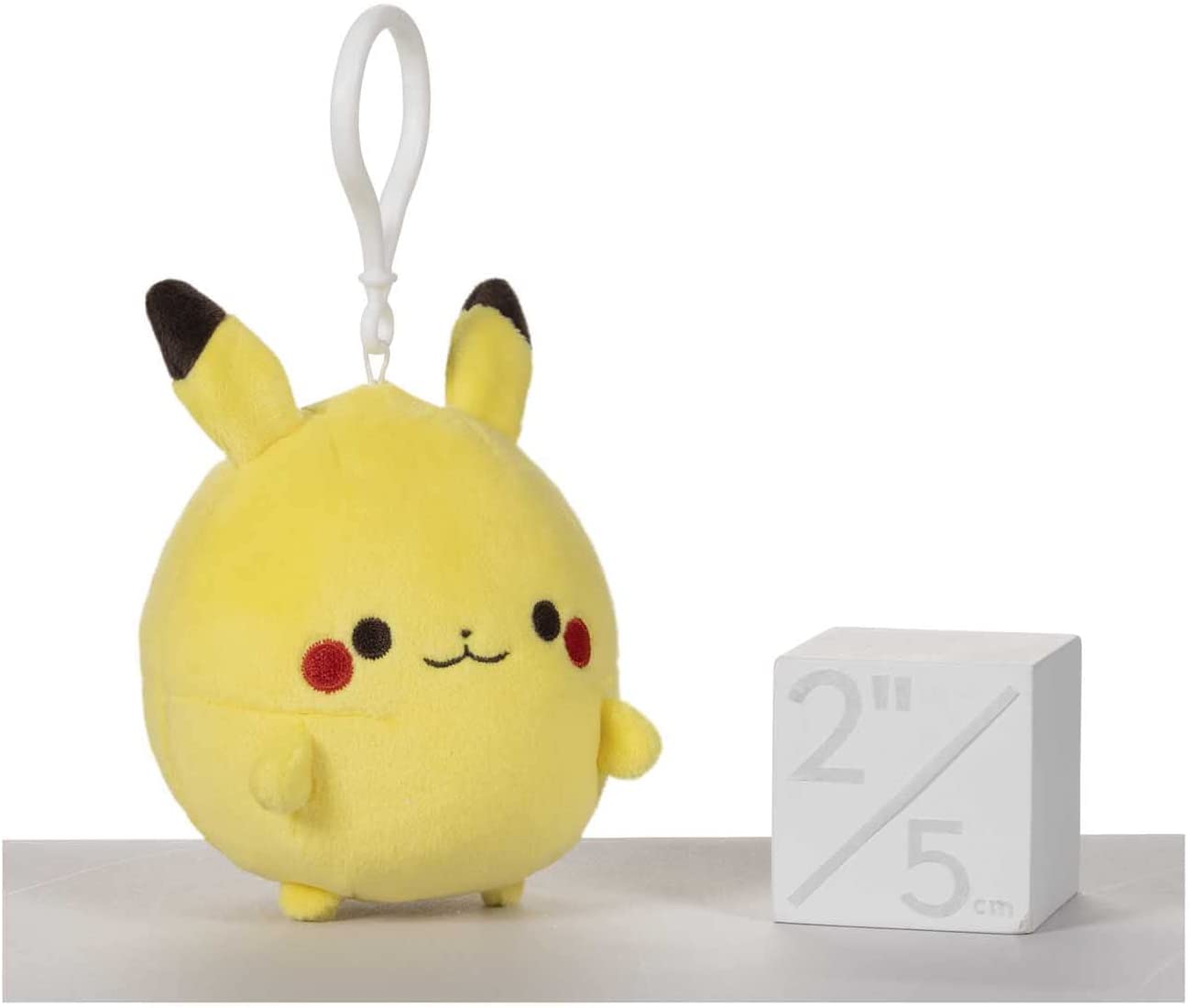 Pokemon 4 Inch Plush Key Chain - Squishy Pikachu