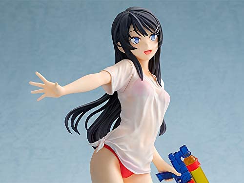 Chara-ani 1:7 Scale PVC Figure - Rascal Does Not Dream of Bunny Girl Senpai: Mai Sakurajima (Water Gun Date Ver.)