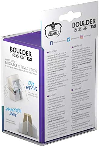 Ultimate Guard 80+ Boulder Deck Case - Amethyst