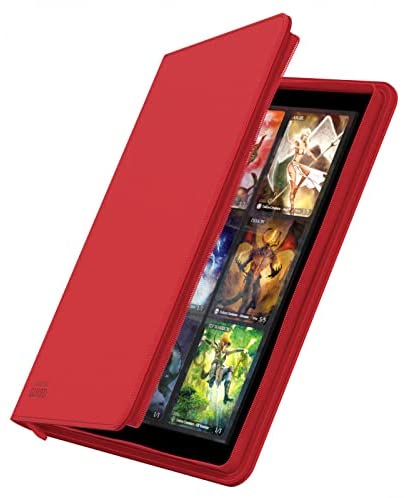 Ultimate Guard 9 Pocket Xenoskin Zipfolio - Red