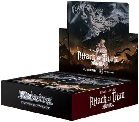 Weiss Schwarz Booster Box - Attack on Titan: Final Season (English)