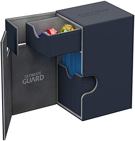 Ultimate Guard 80+ Flip n Tray Deck Case - Blue