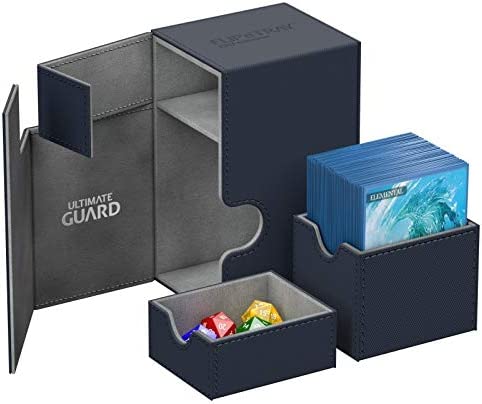 Ultimate Guard 80+ Flip n Tray Deck Case - Blue