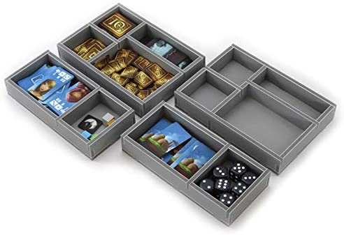 Folded Space Above and Below and Token Set Board Game Box Inserts