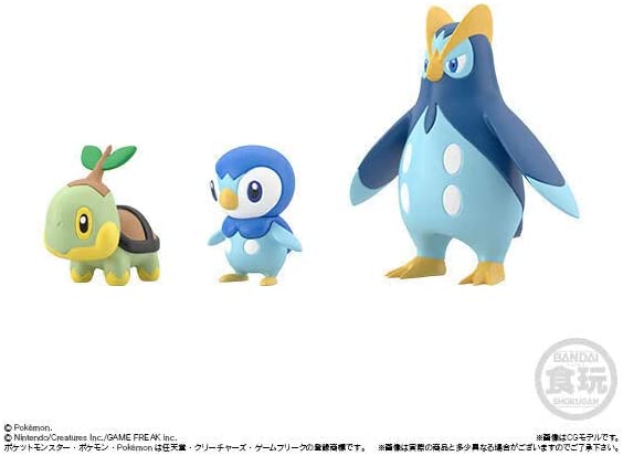 Bandai Scale World Figure Set - Pokemon Sinnoh Region Set 1 (1/20 Scale)