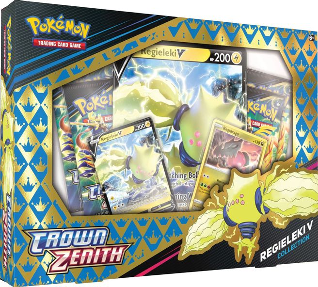 Pokemon TCG: Crown Zenith Collection V Box - Regieleki