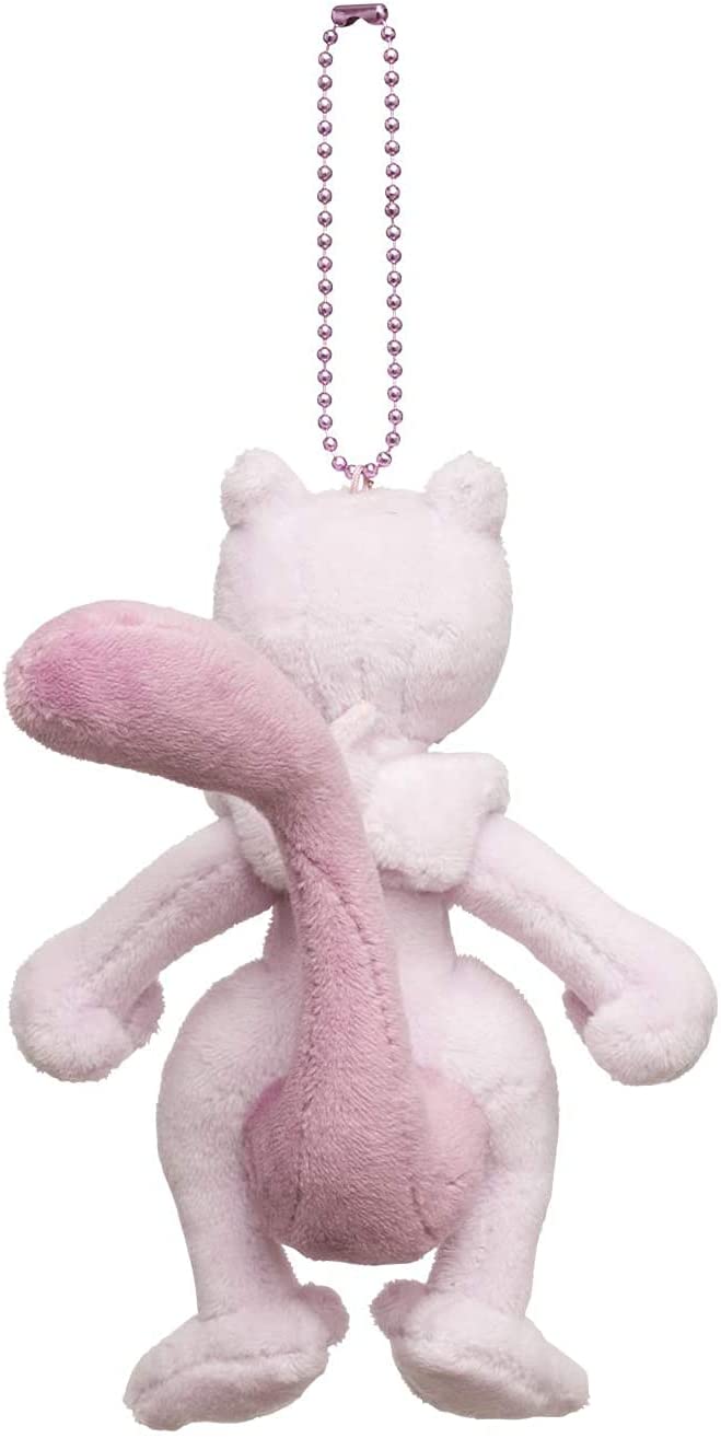 Pokemon 6 Inch Plush Lanyard - Mascot Ball Freak - Mewtwo x Master Ball