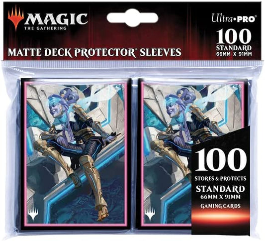 Ultra Pro 100ct Standard Card Sleeves - MTG Kamigawa Neon Dynasty Version A