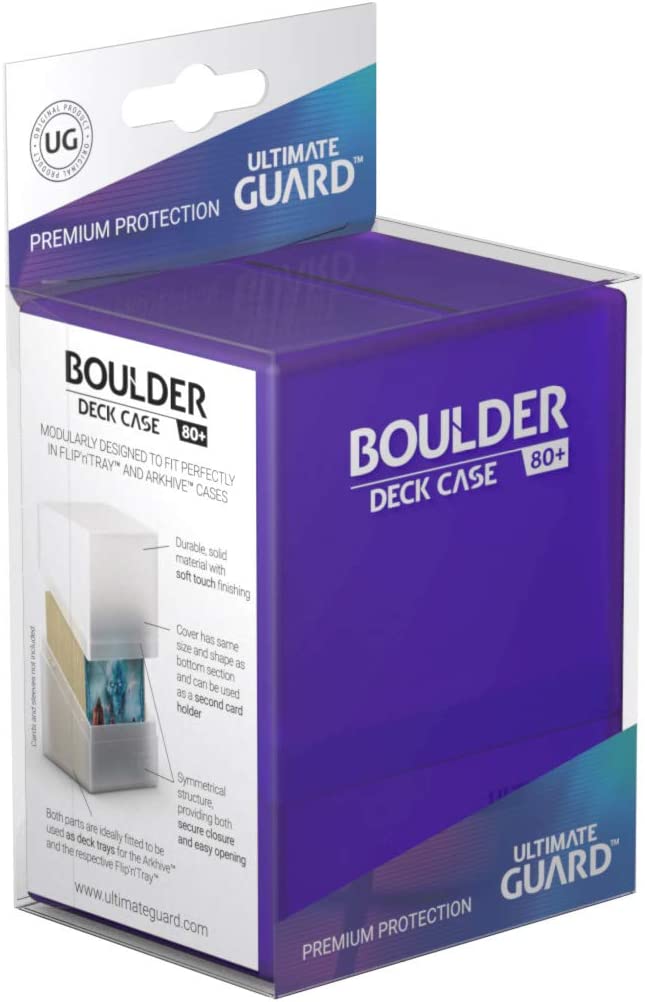 Ultimate Guard 80+ Boulder Deck Case - Amethyst