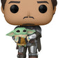 Funko Pop! Star Wars: The Mandalorian - Mandalorian (Din Djarrin) Holding Grogu #461