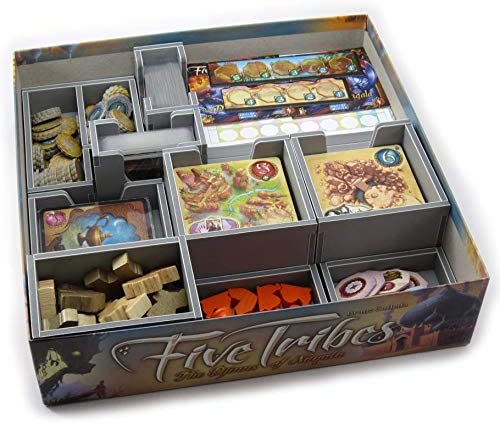 Folded Space Five Tribes Board Game Box Inserts