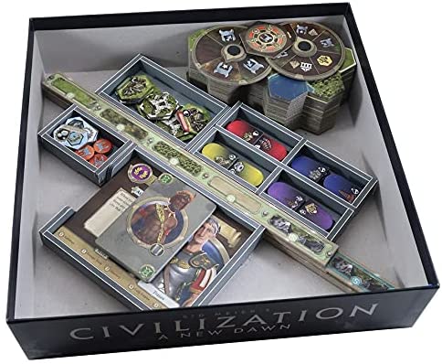 Folded Space Civilization A New Dawn and Expansion Board Game Box Inserts