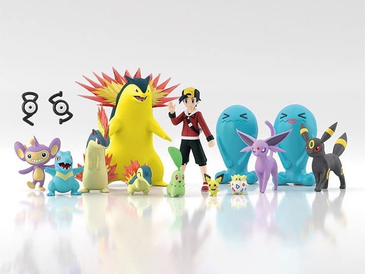 Bandai Scale World Figure Set - Pokemon Johto Region Set 1