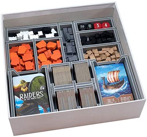 Folded Space Raiders of The North Sea and Expansions Board Game Box Inserts