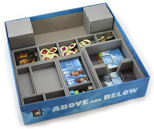 Folded Space Above and Below and Token Set Board Game Box Inserts