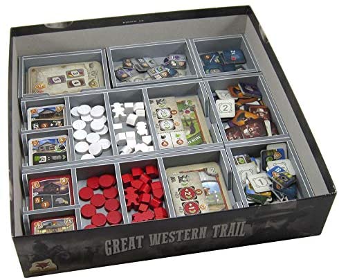 Folded Space Great Western Trail and Expansions Board Game Box Inserts