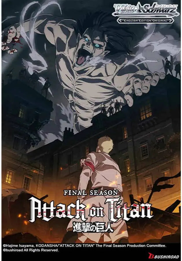 Weiss Schwarz Booster Box - Attack on Titan: Final Season (English)