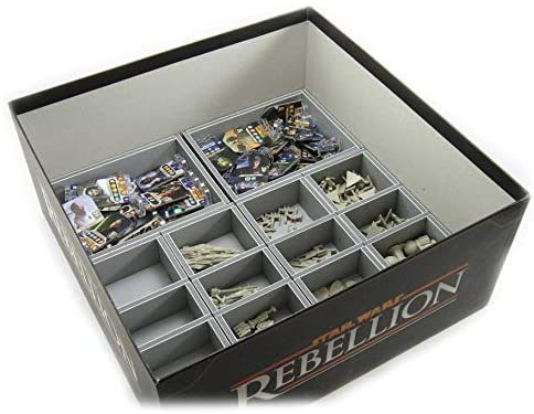 Folded Space Star Wars Rebellion and Expansions Board Game Box Inserts