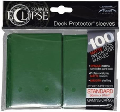 Ultra Pro 100ct Standard Eclipse Deck Protectors - Forest Green