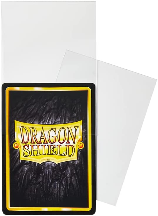 Dragon Shield 100ct Japanese Mini Card Sleeves Display Case (10 Packs) - Perfect Fit Clear
