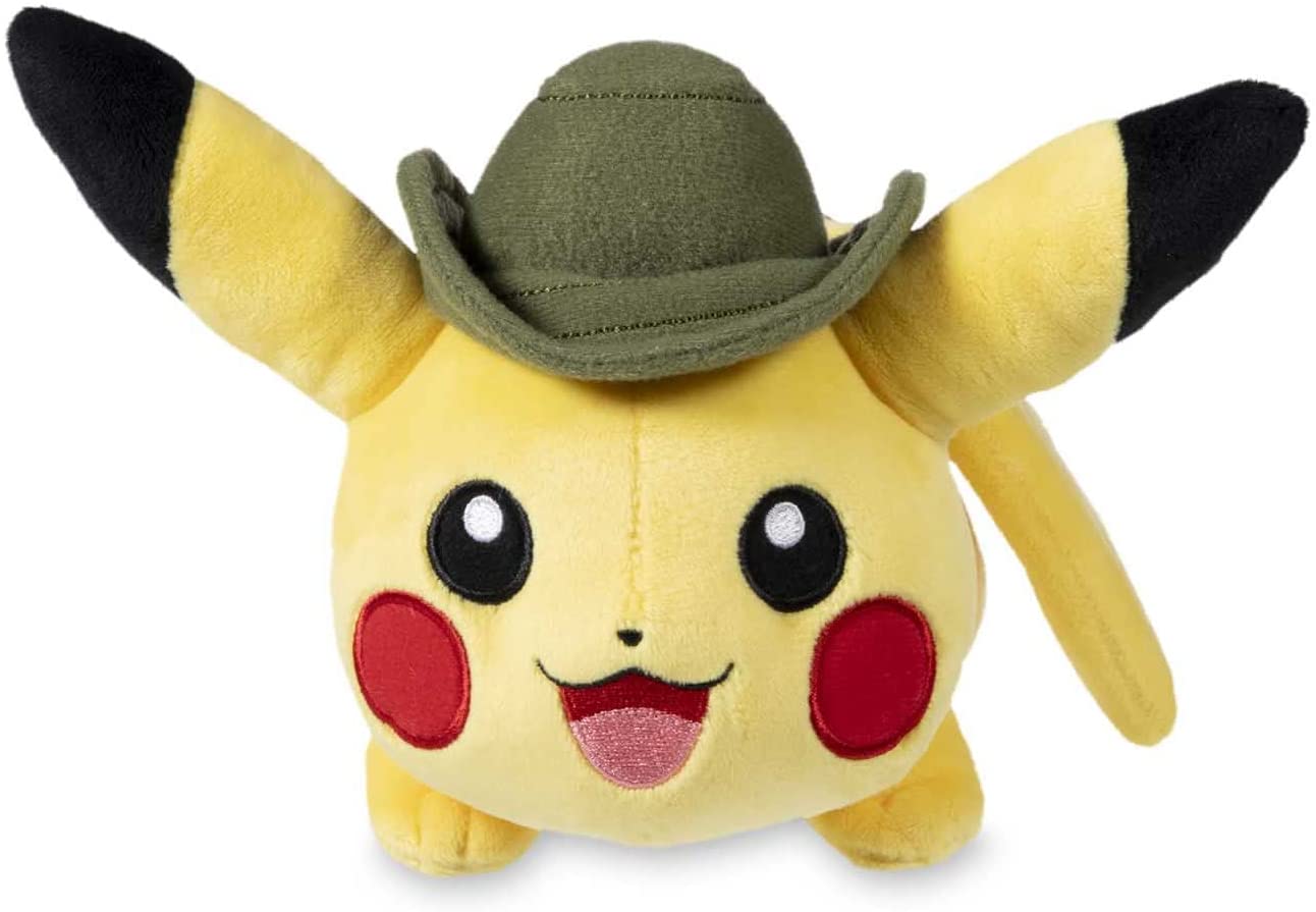 Pokemon 8 Inch Poke Plush - Safari Pikachu