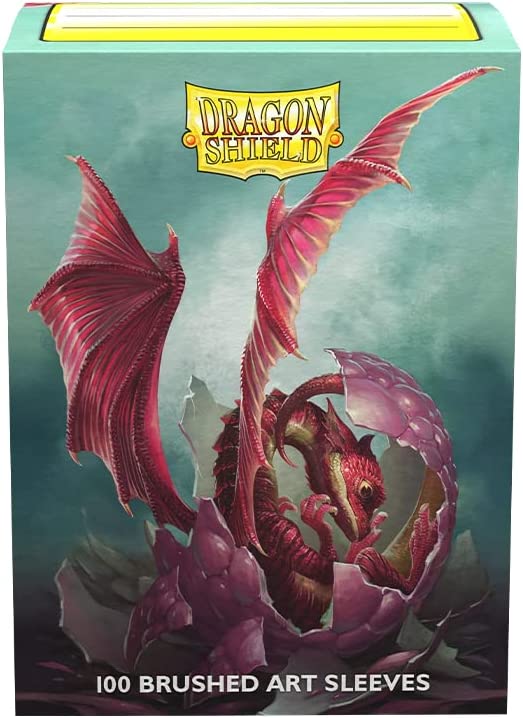 Dragon Shield 100ct Standard Card Sleeves - Brushed Art - Baby Dragon Wyngs