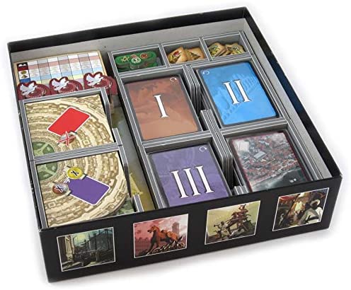 Folded Space 7 Wonders and Expansions Board Game Box Inserts