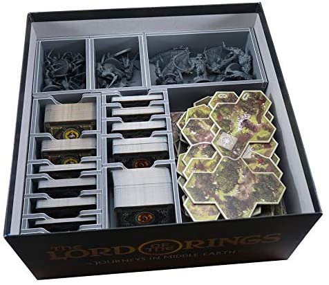 Folded Space Journeys in Middle Earth and Expansions Board Game Box Inserts