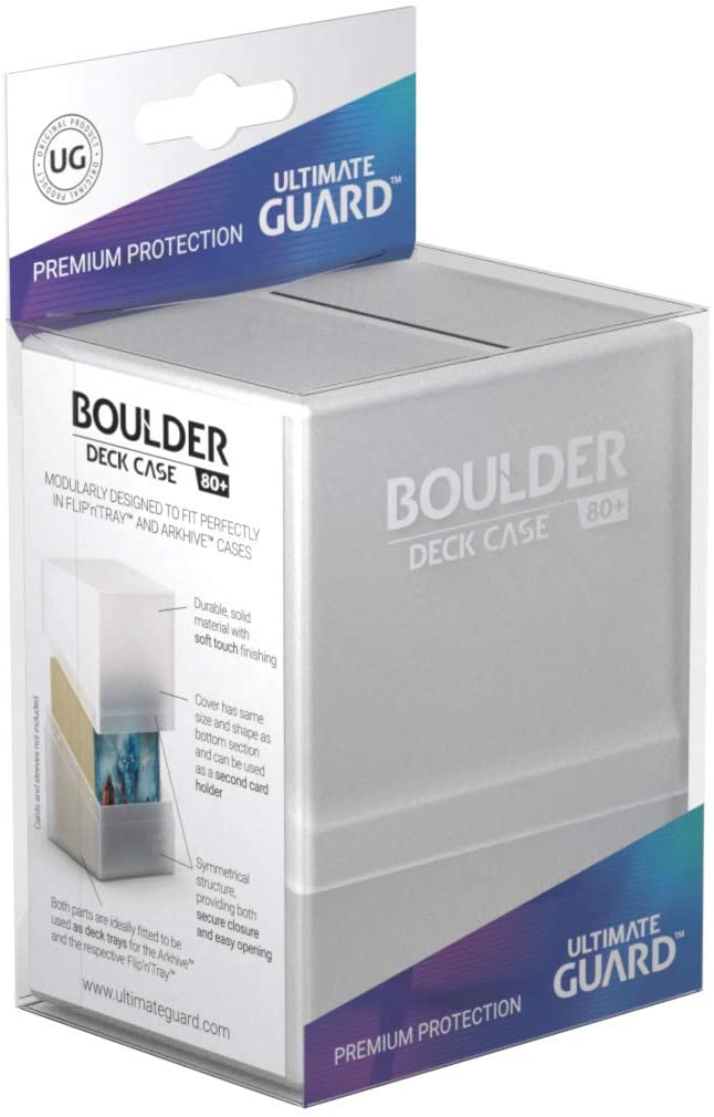 Ultimate Guard 80+ Boulder Deck Case - Frosted