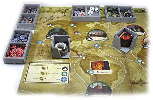 Folded Space Eldritch Horror and Single Small Box Expansion Board Game Box Inserts Organizer