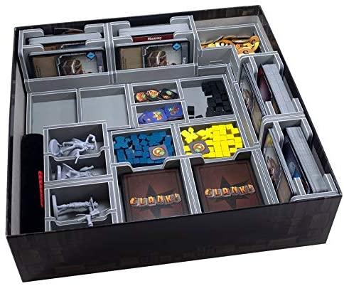 Folded Space Clank and Expansions Board Game Box Inserts