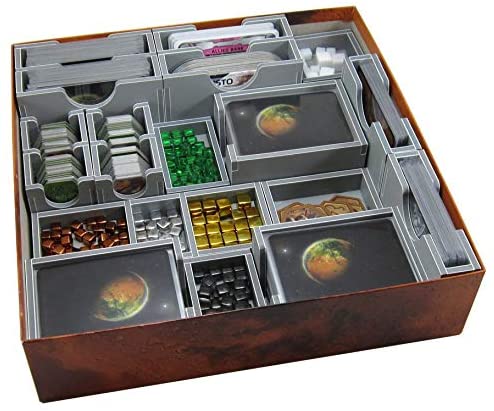 Folded Space Terraforming Mars and Expansions Board Game Box Inserts