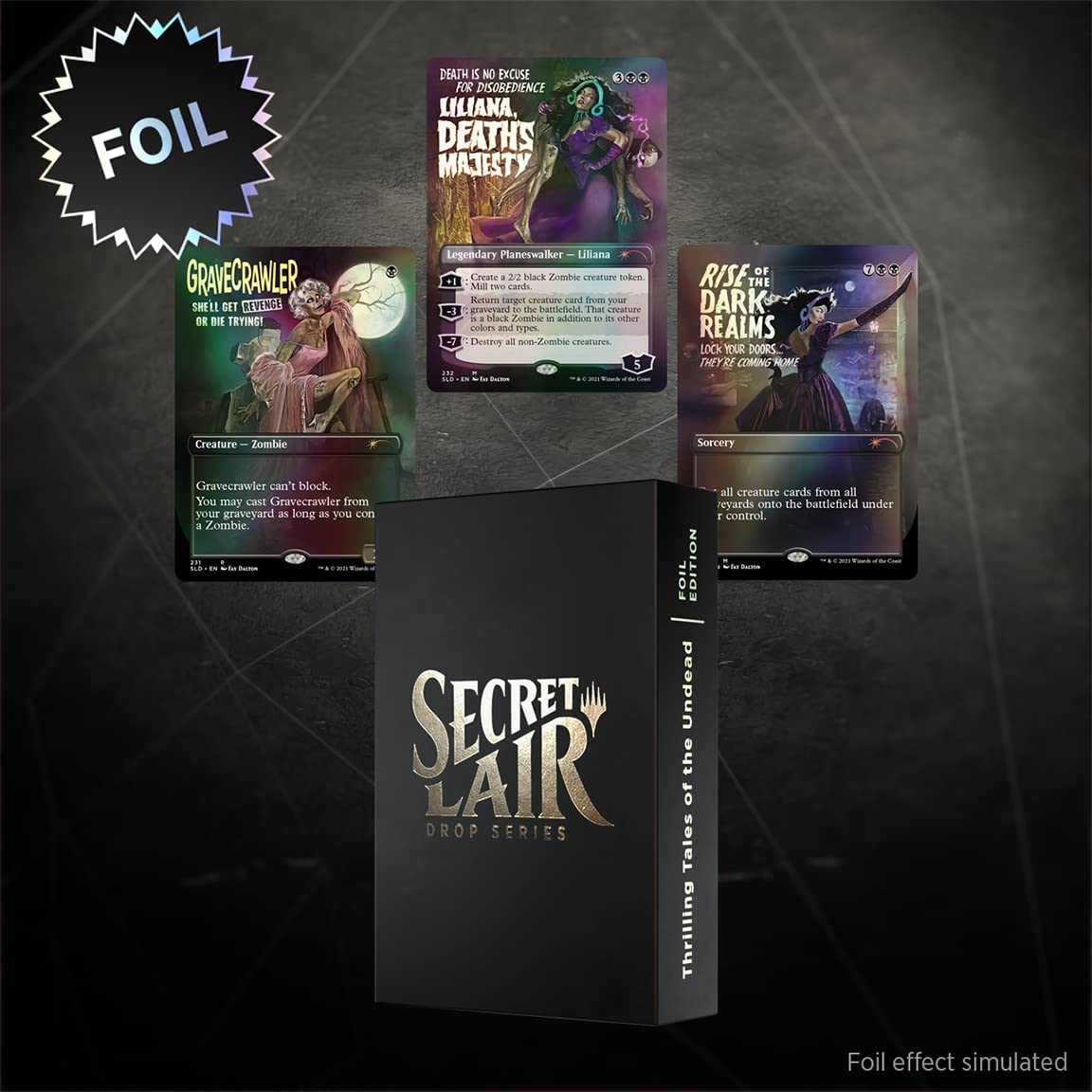 Magic: The Gathering Secret Lair - Premium Foil Edition - Thrilling Tales of The Undead