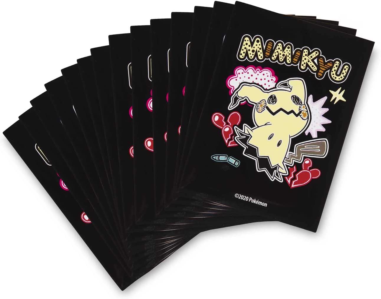 Pokemon 65ct Card Sleeves - Mimikyu Scribbles