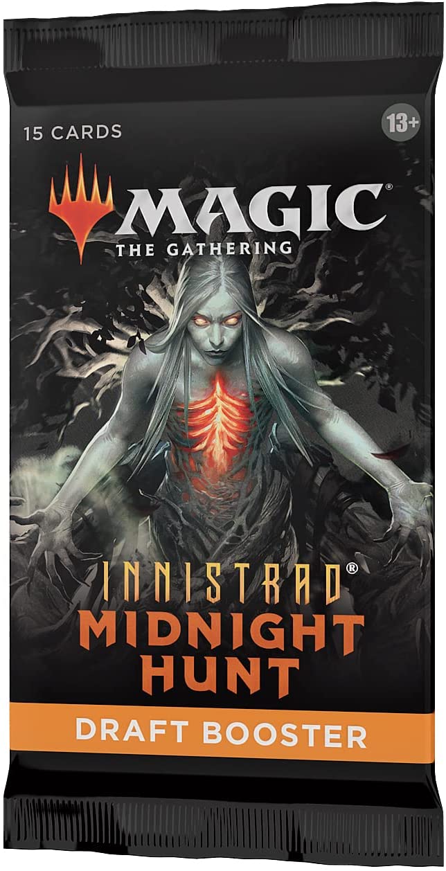 Magic: The Gathering Draft Booster Pack Lot - Innistrad: Midnight Hunt - 3 Packs
