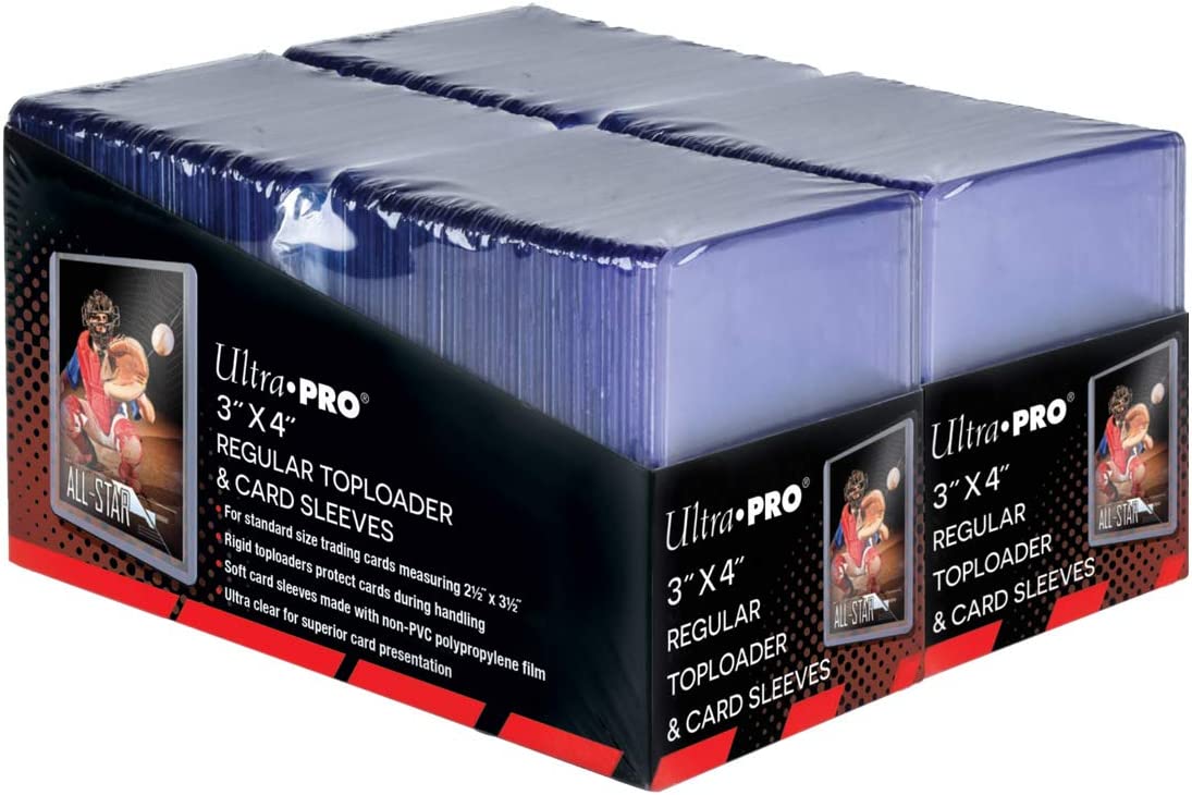 Ultra Pro 3x4 Top Loader & Card Sleeve Bundle - 200 of Each