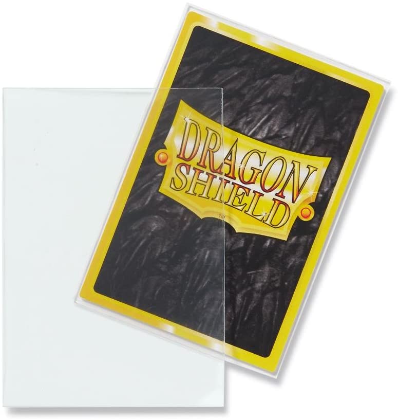 Dragon Shield 60ct Japanese Mini Card Sleeves Display Case (10 Packs) - Classic Clear