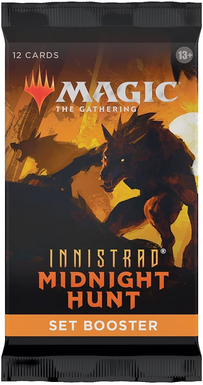 Magic: The Gathering Set Booster Pack Lot - Innistrad: Midnight Hunt - 6 Packs