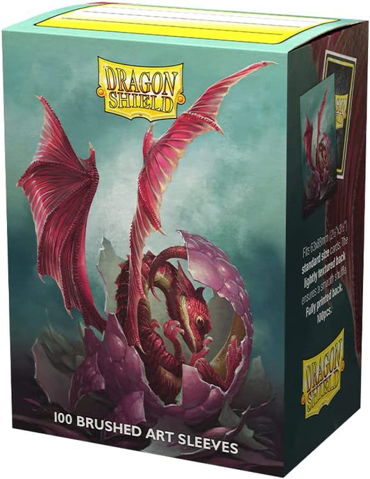 Dragon Shield 100ct Standard Card Sleeves - Brushed Art - Baby Dragon Wyngs