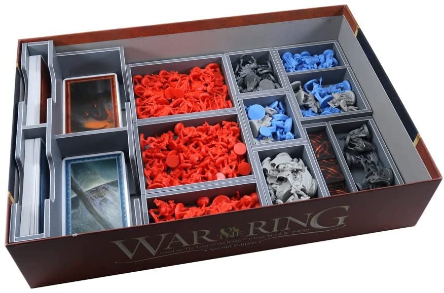 Folded Space War of The Ring 2nd Edition and Expansions Board Game Box Inserts