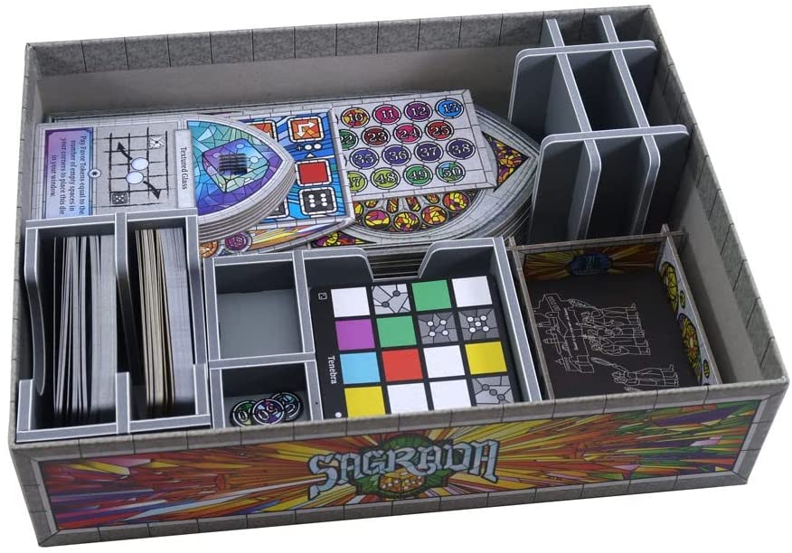Folded Space Sagrada and Expansions Board Game Box Inserts