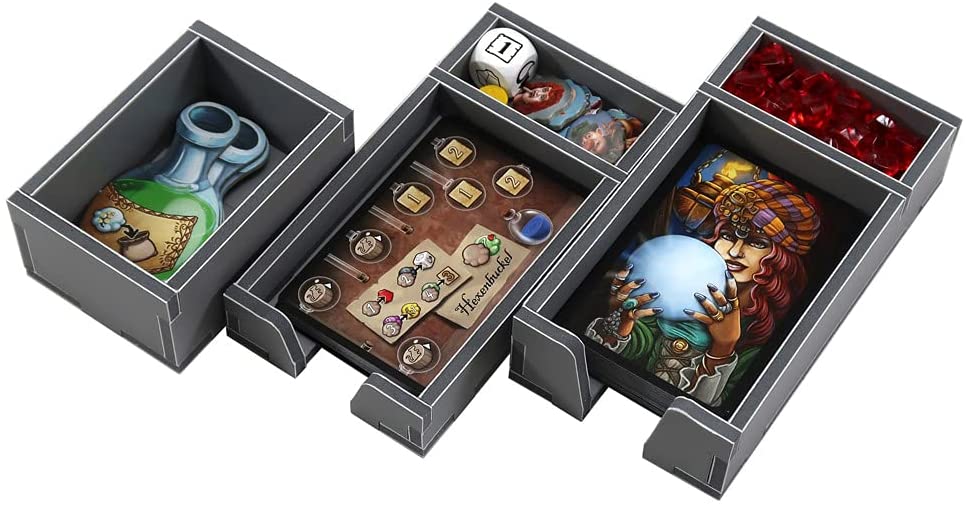 Folded Space Quacks of Quedlinburg and Expansions Board Game Box Inserts