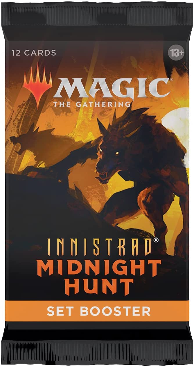 Magic: The Gathering Set Booster Pack Lot - Innistrad: Midnight Hunt - 3 Packs