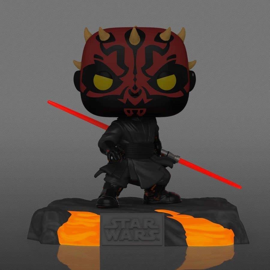 Funko Pop! Star Wars Deluxe: Red Saber Series - Darth Maul (Glow in the Dark) #520 (Gamestop Exclusive)