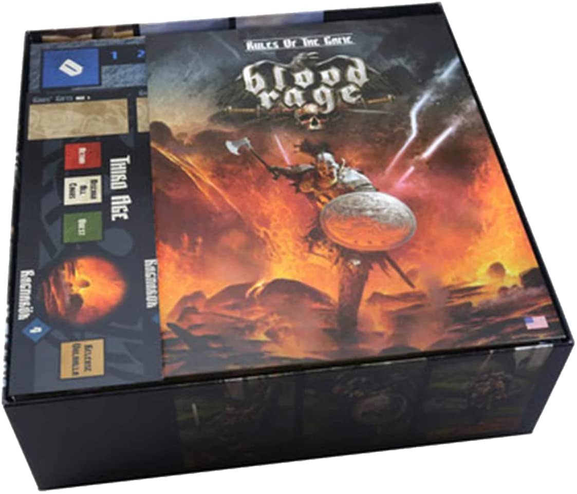 Folded Space Blood Rage and Expansions Board Game Box Inserts