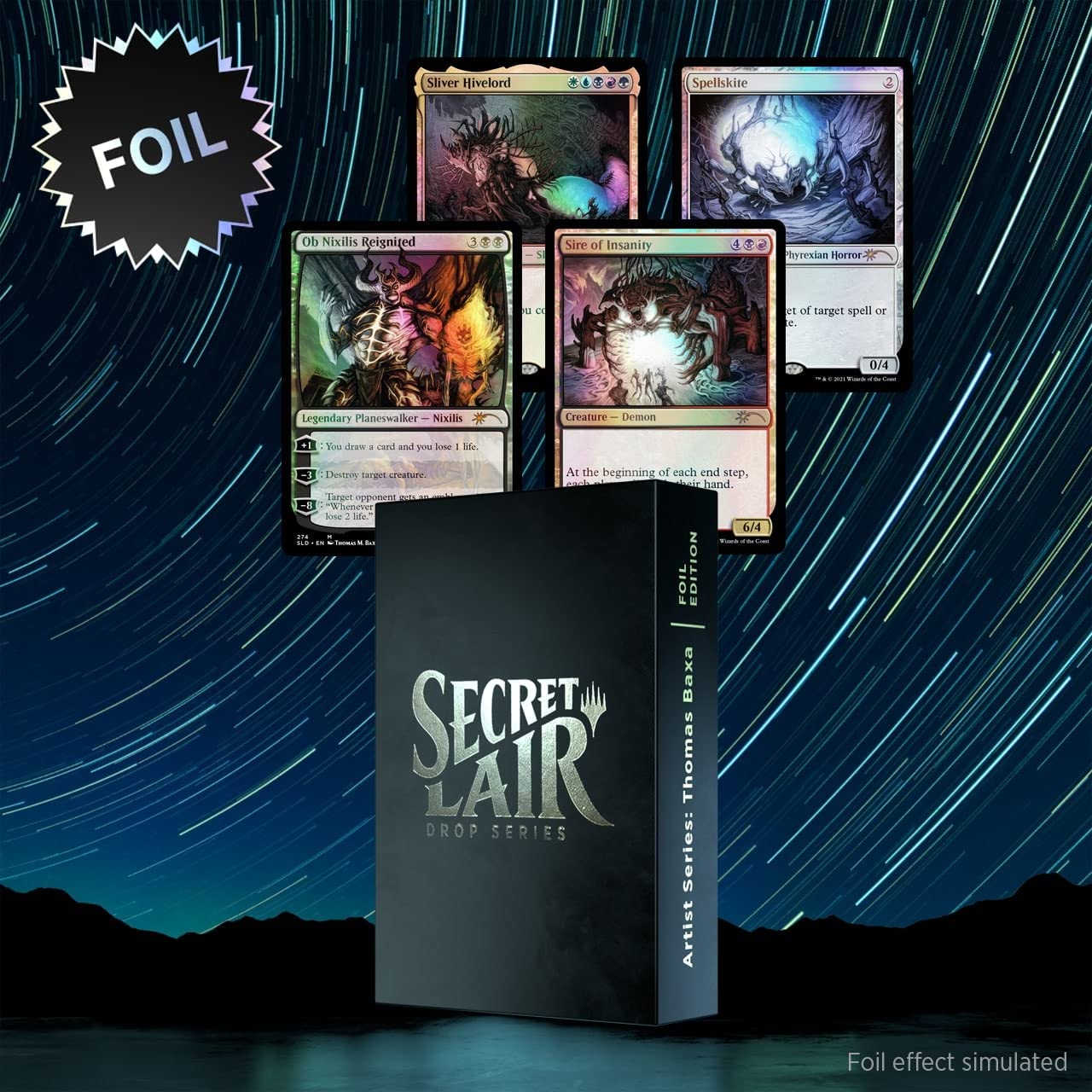 Magic: The Gathering Secret Lair - Premium Foil Edition - Artist Series: Thomas Baxa