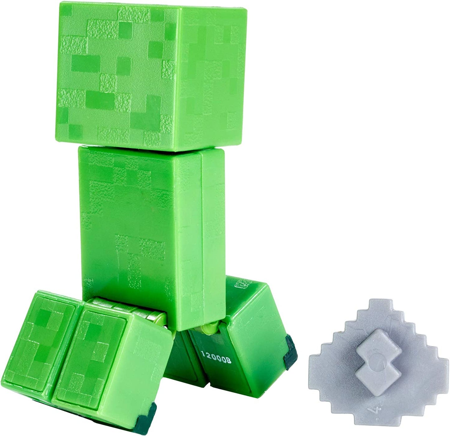Minecraft 3 Inch Mini Figure - Creeper with Accessory and Craft-a-Block