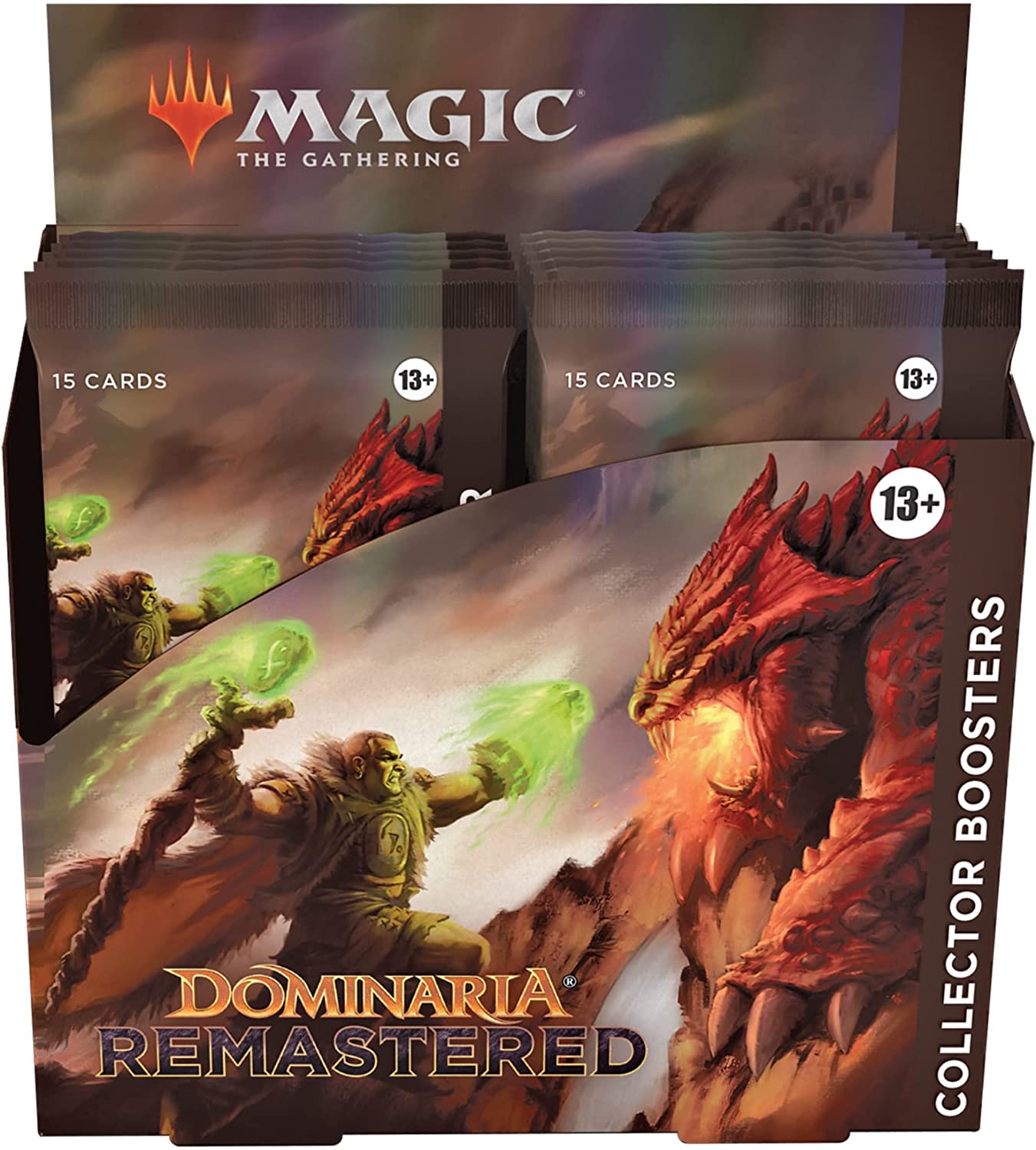 Magic: The Gathering Collector Booster Box Case - Dominaria Remastered (Case of 6) Magic: The Gathering Collector Booster Box Case - Dominaria Remastered (Case of 6)