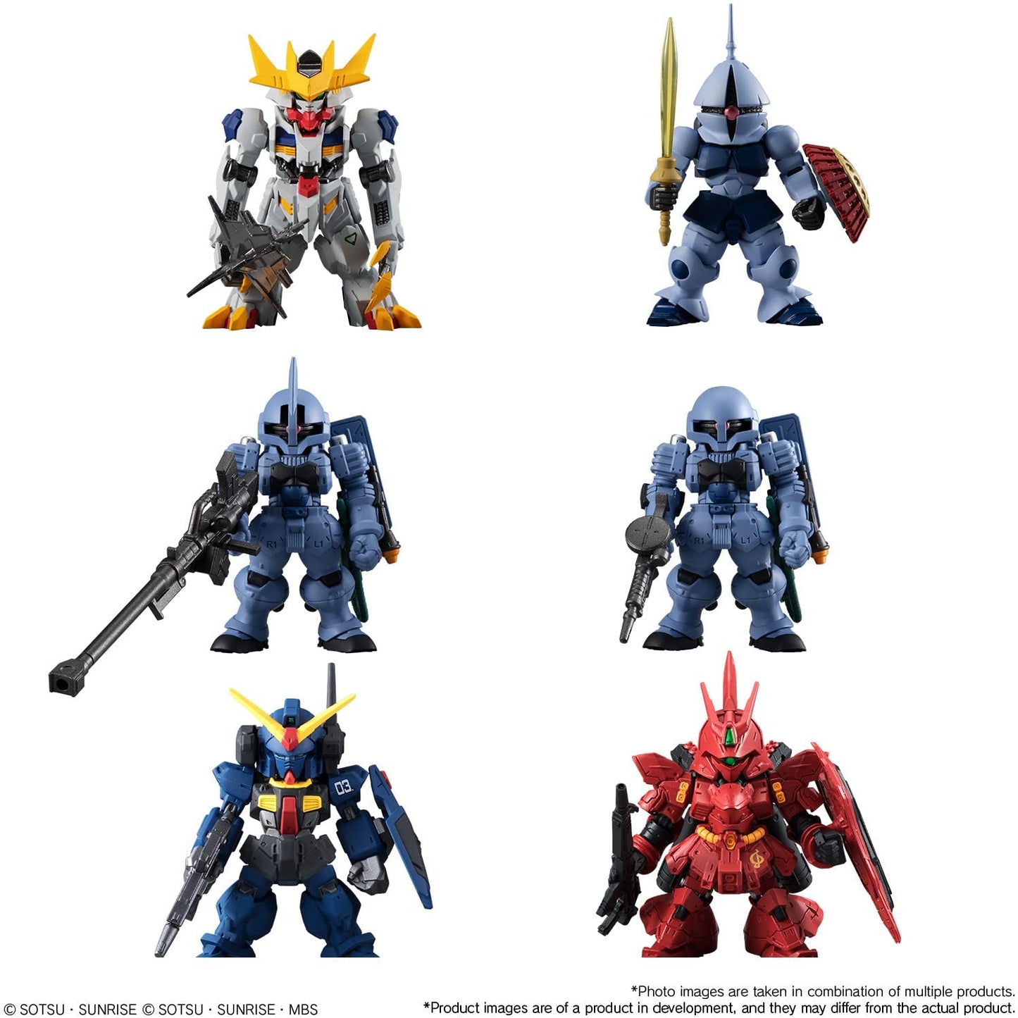 Bandai Shokugan - FW Gundam Converge 10TH Anniversary # Selection 01 (Complete Figure Set)