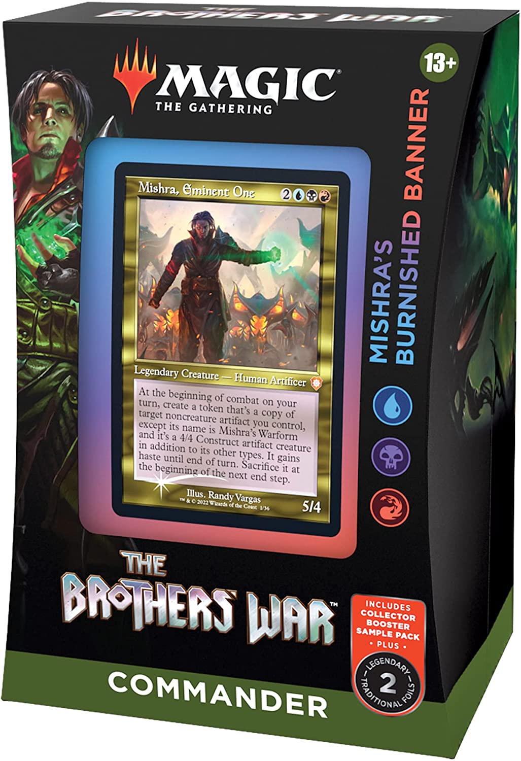 Magic: The Gathering Commander Deck -The Brothers' War Mishra's Burnis Collectors Emporium NY Magic: The Gathering Commander Deck -The Brothers' War Mishra's Burnis Collectors Emporium NY